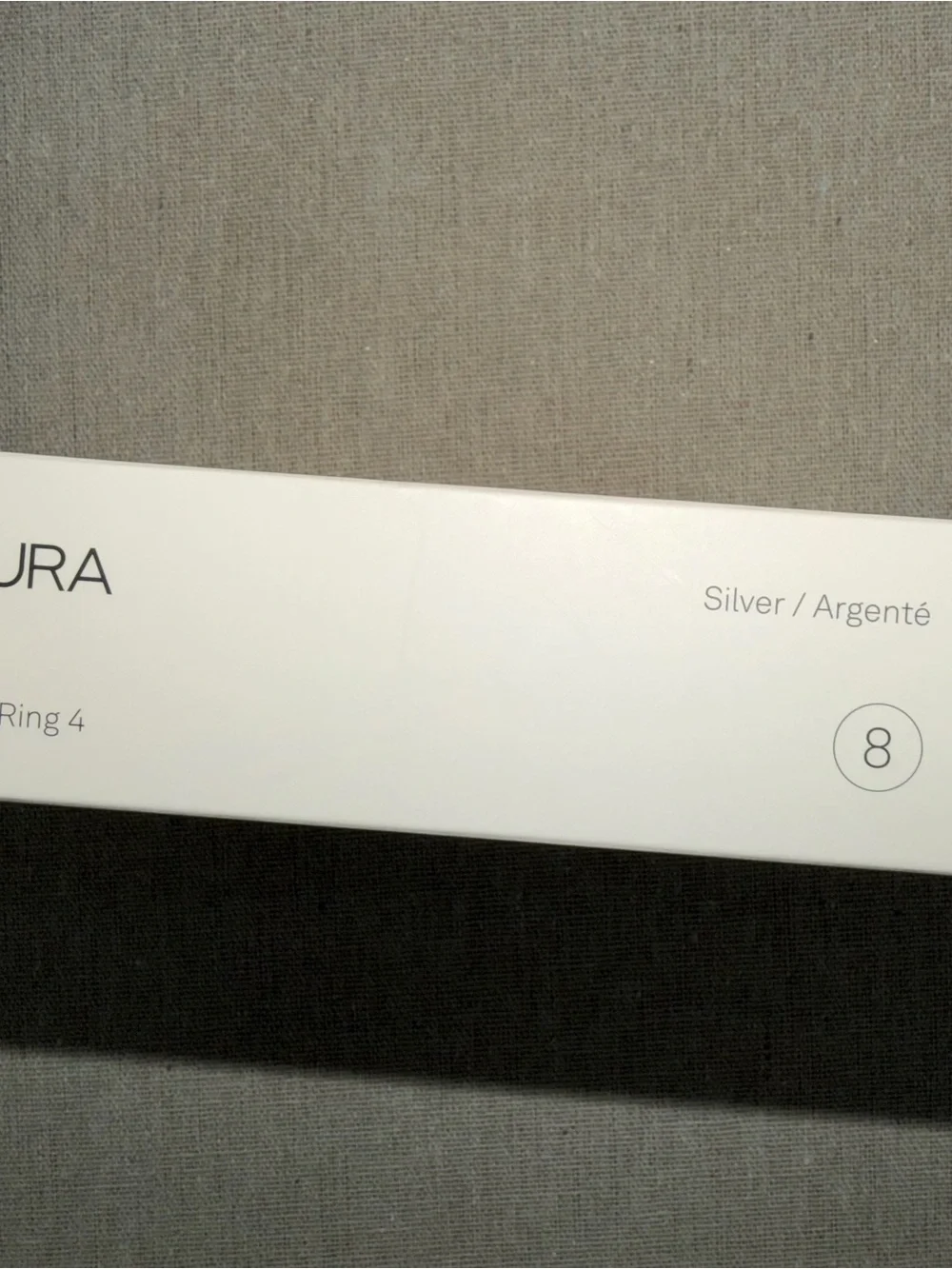 Oura Ring 4 Silver Size 8 – Like New – Complete Set – $200